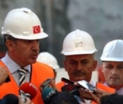 T.C. Cumhurbaşkanı Recep Tayyip Erdoğan — Ankara Metrosu şantiye ziyareti