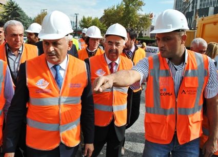 T.C. Başbakanı Binali Yıldırım — Kızılay–Çayyolu Metro Hattı inşaatı, Ankara