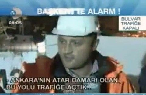 Televizyon — Ankara Metrosu haberi