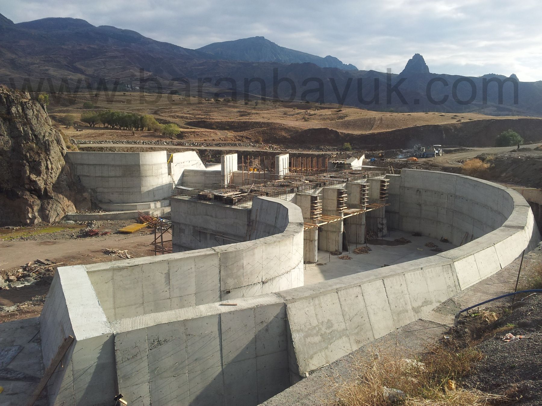 Burçak HES I — 42 MW inşaat sahası — Şebinkarahisar, Giresun