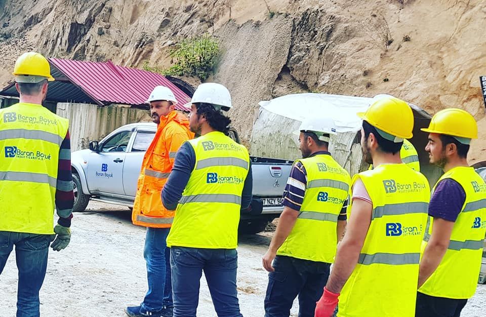 Kolin–Kalyon ortaklığı Doğankent Barajı sahası